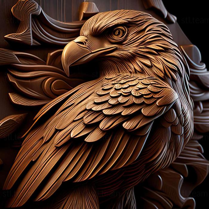 Animals eagle 3d model